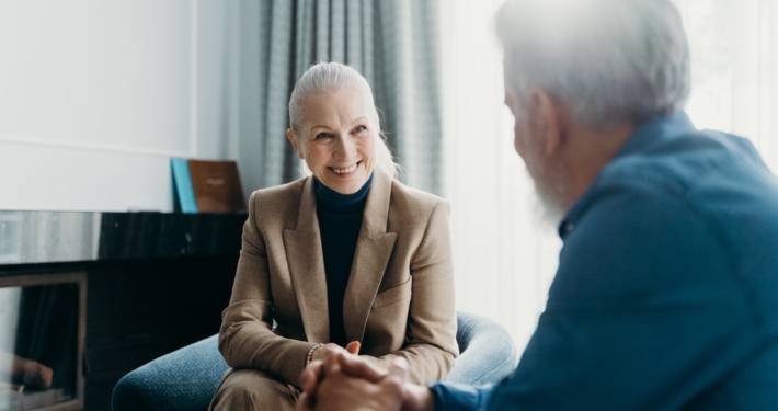 Elderly Woman Smiling