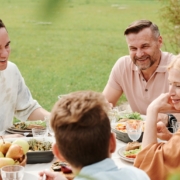 Family Having Dinner Together