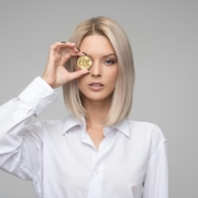 woman wearing white dress shirt