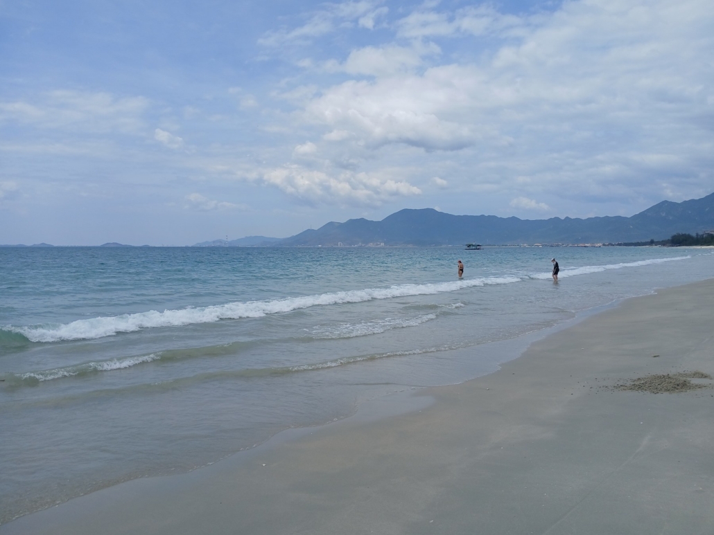 Fine white sand at Doc Let, further up the Khanh Hoa coast.