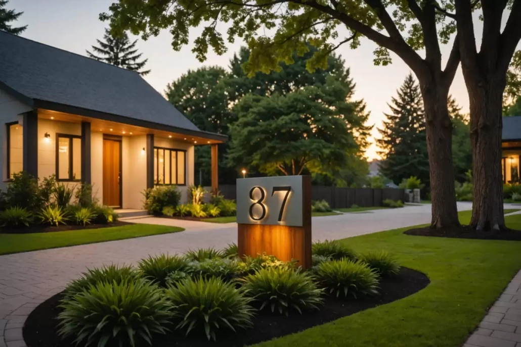 ELEVATE YOUR HOME'S CURB APPEAL WITH STYLISH HOUSE NUMBER SIGNS | Cosmopolitan Courier