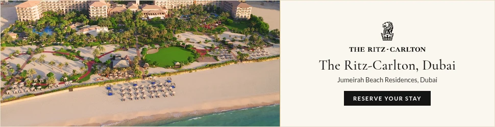 The Ritz-Carlton, Dubai — advertisement