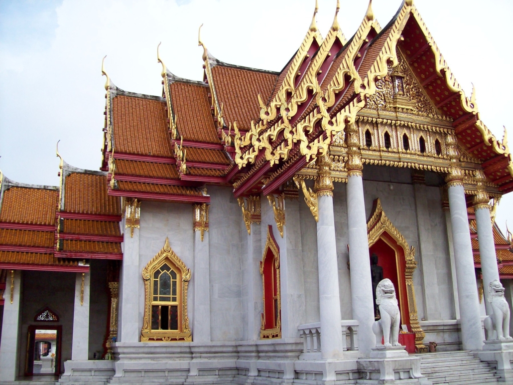 Wat Benchamabophit, the Marble Temple, is one of Dusit’s most graceful sights.