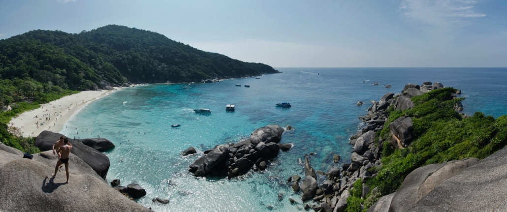 The Similan Islands, an Andaman Sea favourite for snorkelling and diving.